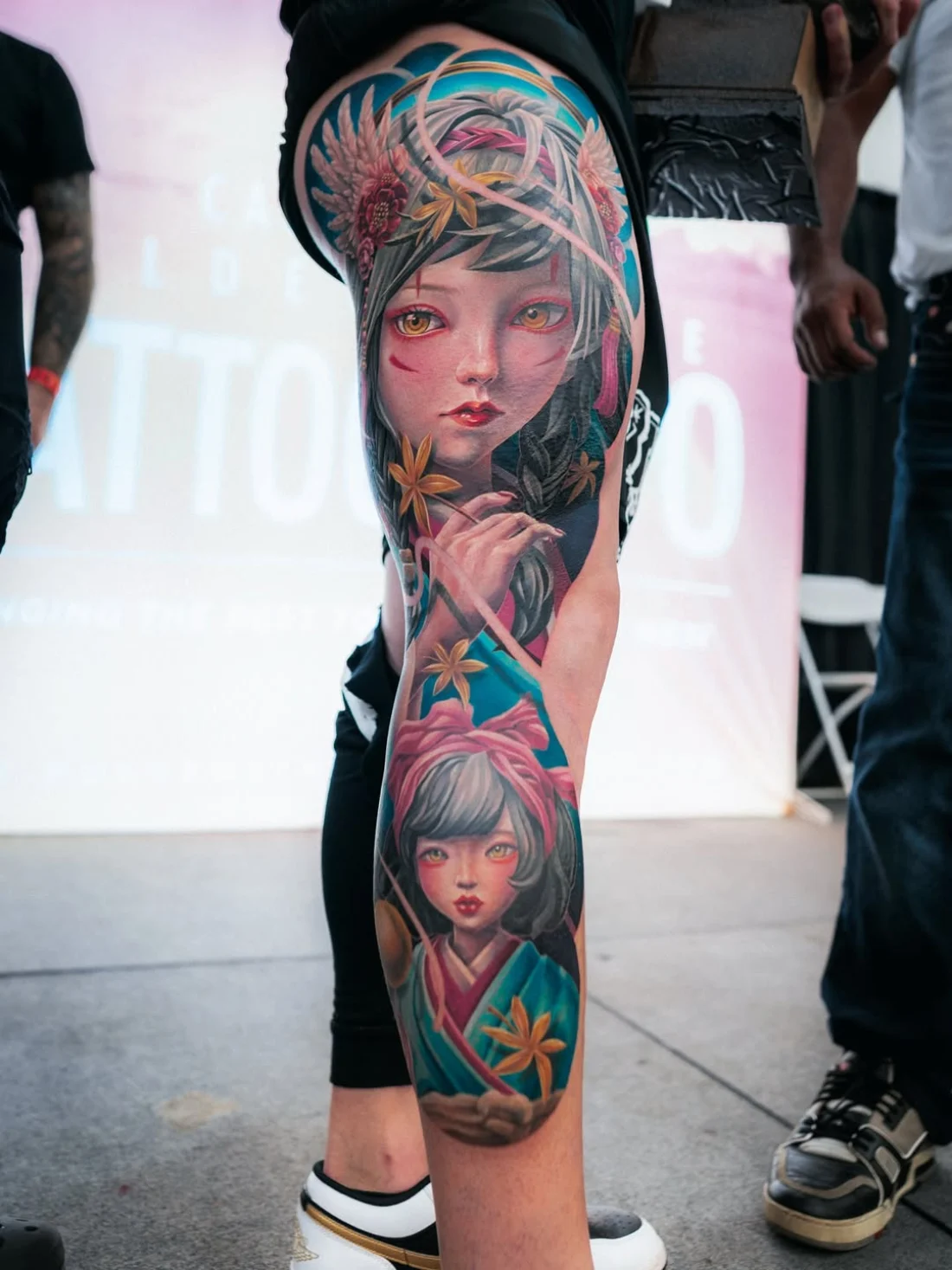 Best of Show winning tattoo, 2025 Golden State Tattoo Expo